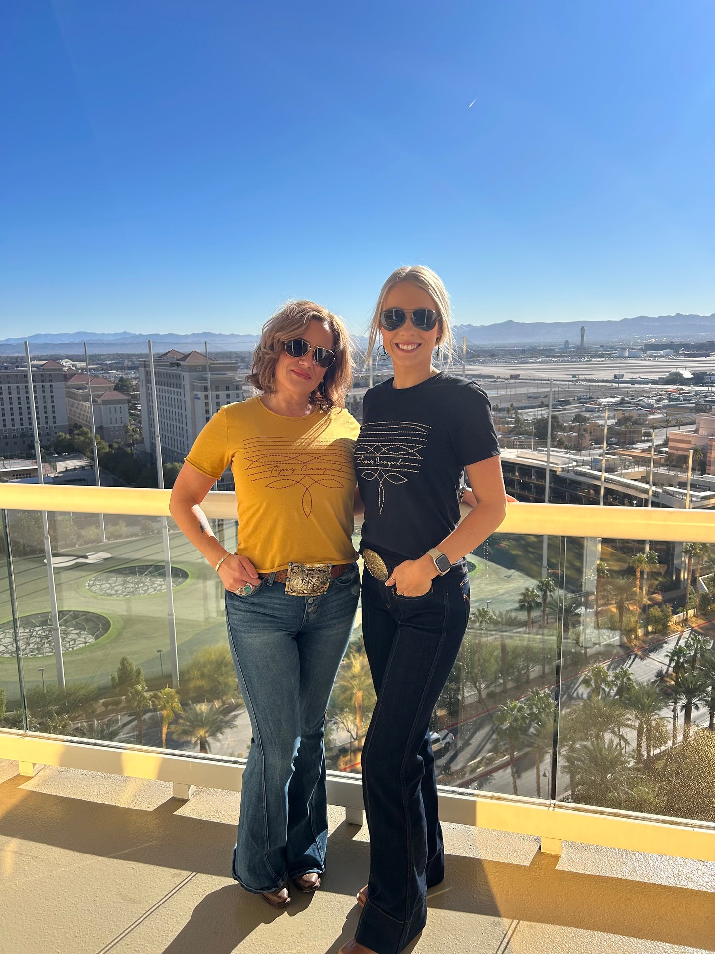 Tipsy Cowgirl Boot Stitch Tee