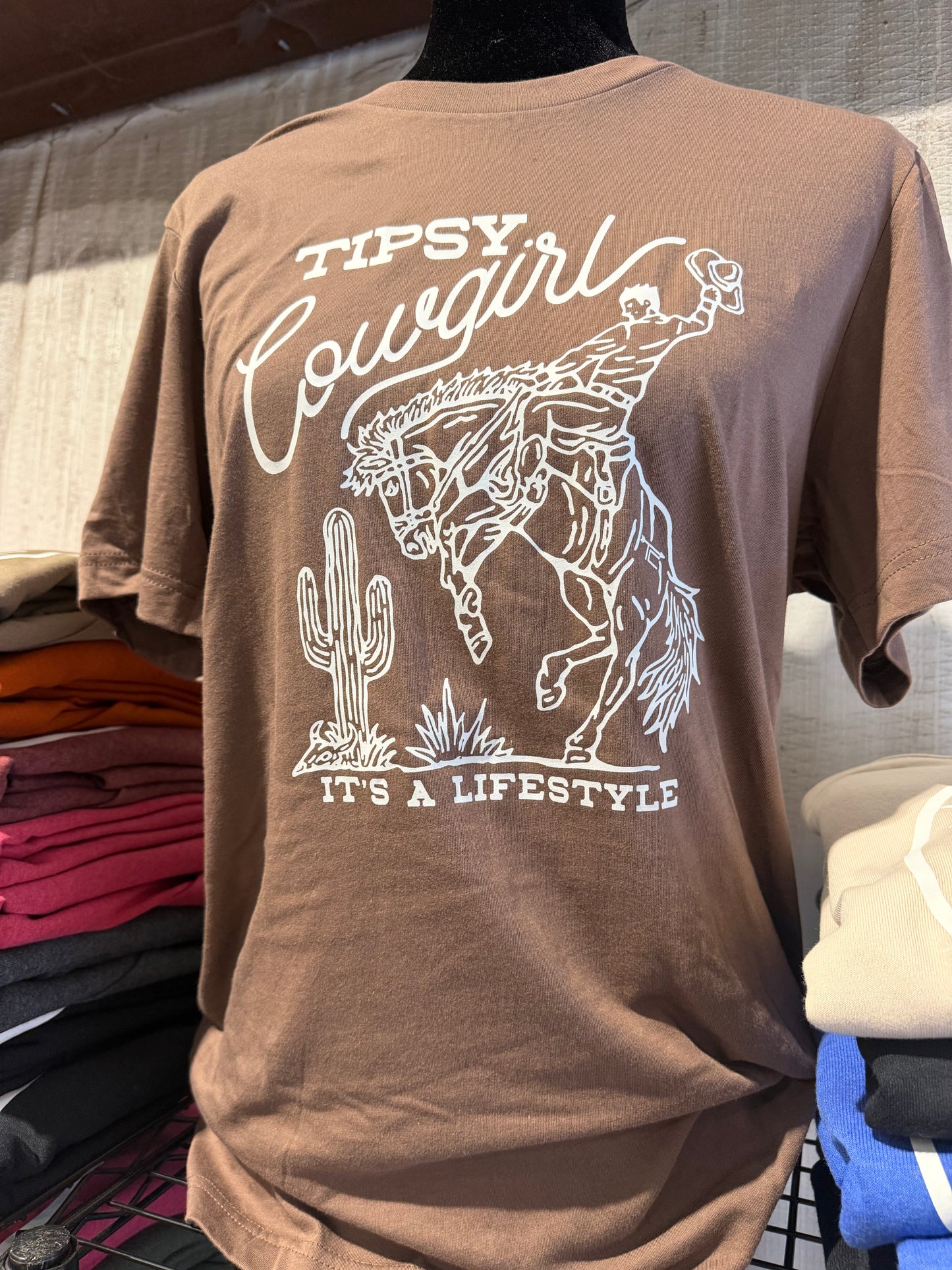 Tipsy Cowgirl Lifestyle Tee