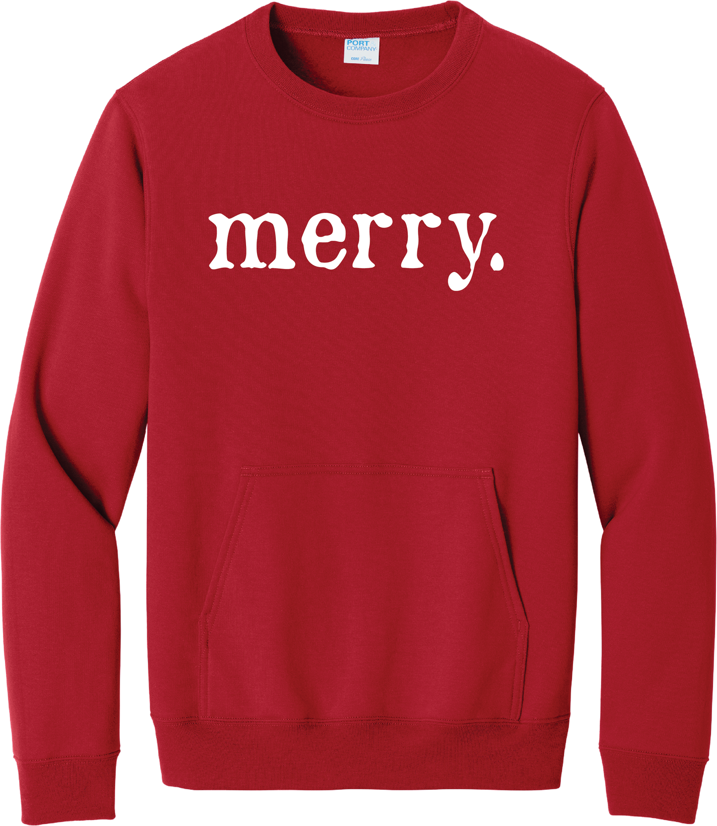 MERRY POCKETED CREWNECK
