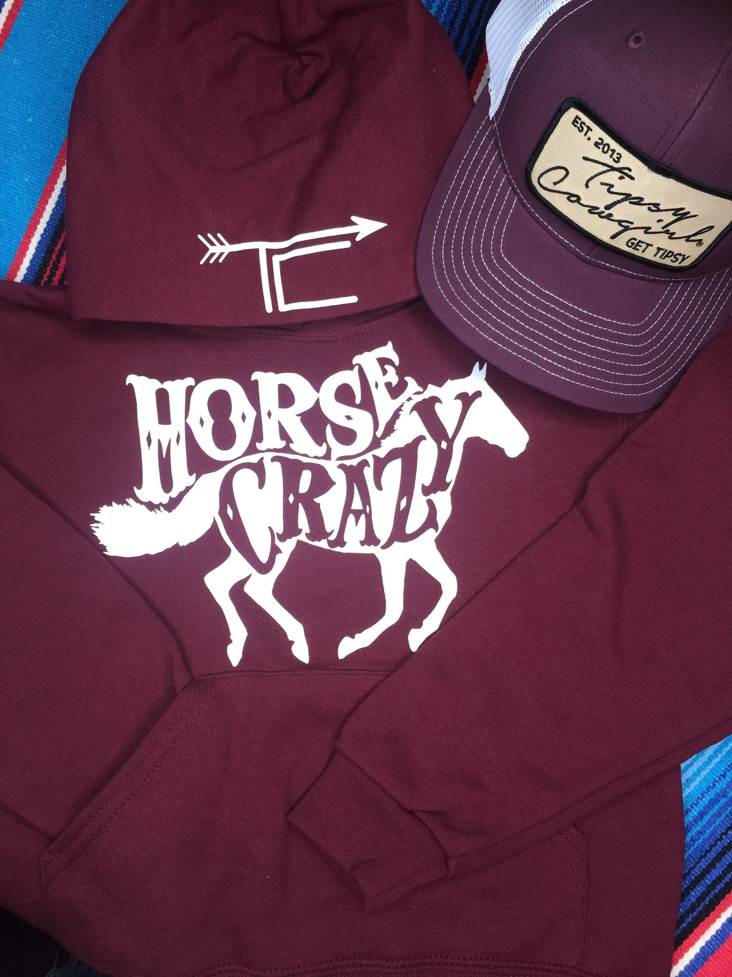 HORSE CRAZY HOODIE- YOUTH