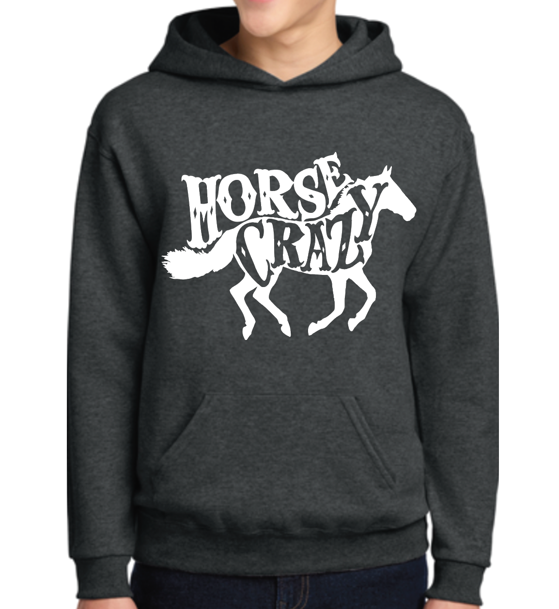 HORSE CRAZY HOODIE- YOUTH