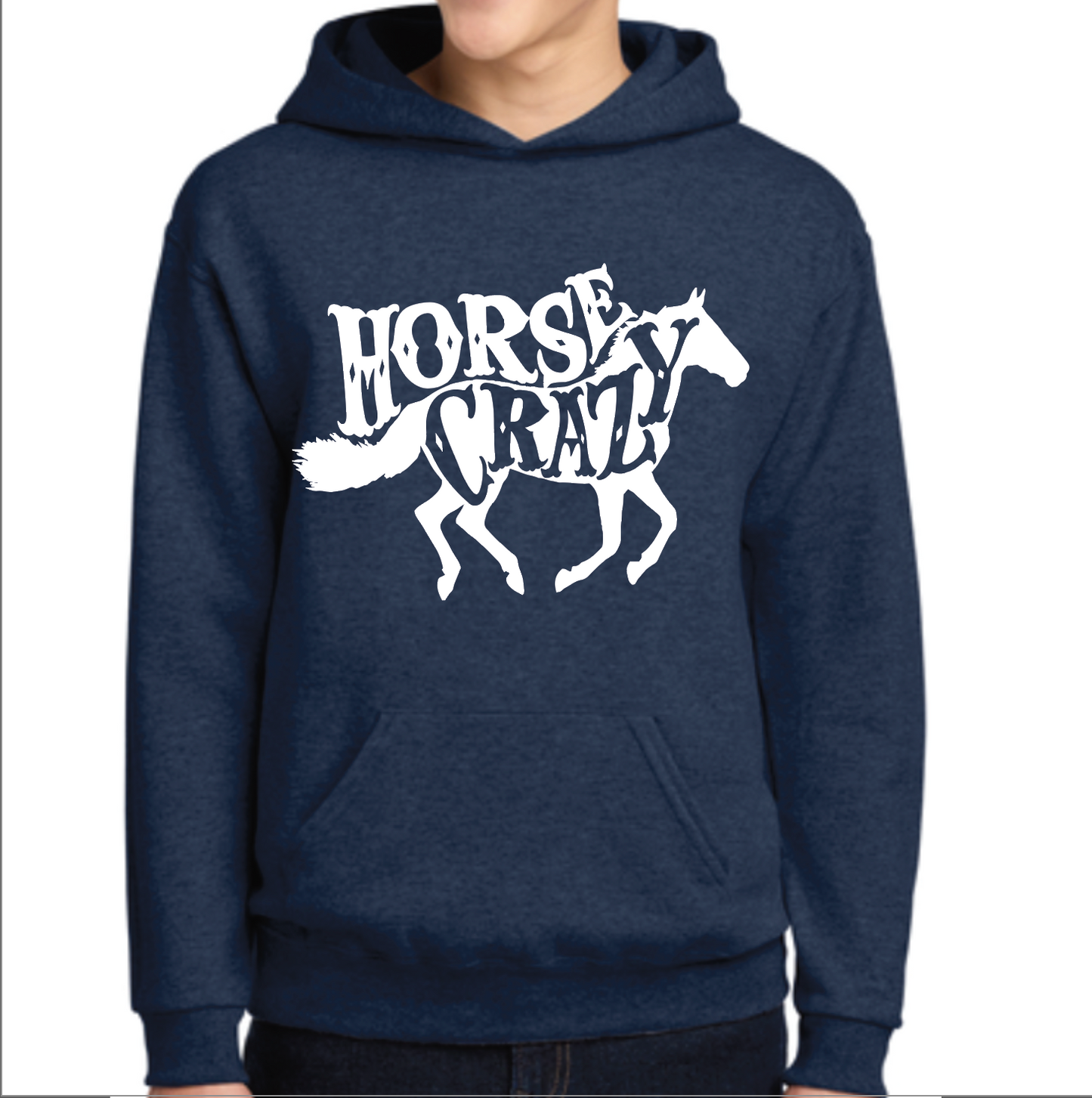 HORSE CRAZY HOODIE- YOUTH