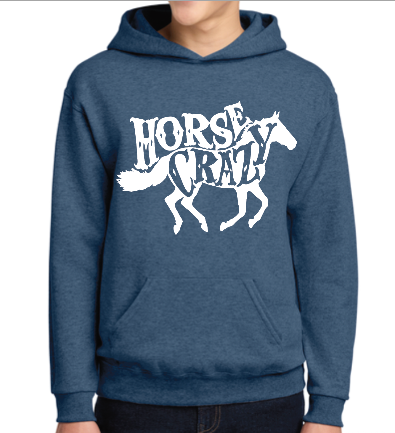 HORSE CRAZY HOODIE- YOUTH